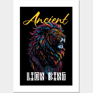 Ancient Lion King Posters and Art